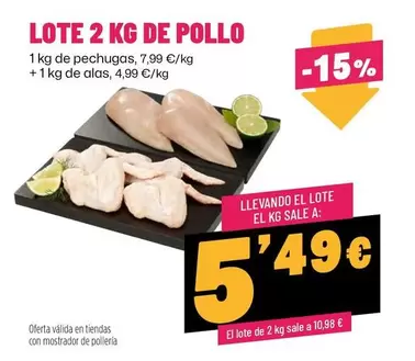 Lote 2 Kg De Pollo