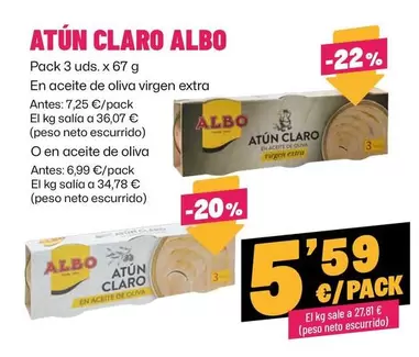 Albo - Atun Claro