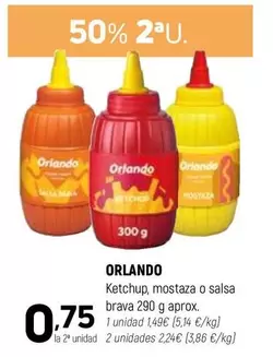 Orlando - Ketchup, Mostaza O Salsa Brava