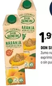 Don Simón - Zumo Naranja Exprimida
