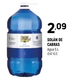 Solán de Cabras - Agua