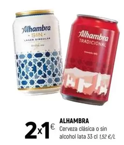 Alhambra - Cerveza Clasica O Sin Alcohol