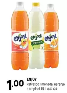 Enjoy - Refresco Limonada, Naranja O Tropical