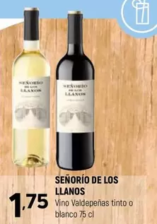 Señorío de los Llanos - Vino Valdepenas Tinto O Blanco