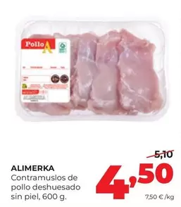 Alimerka - Contramuslos De Pollo Deshuesado Sin Piel