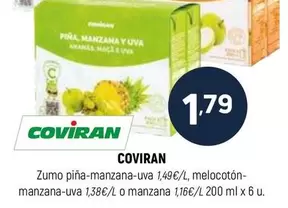 coviran - Zumo Piña-manzana-uva