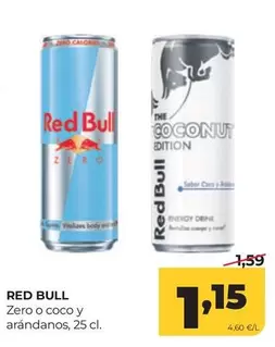Red Bull - Zero O Coco Y Arándanos
