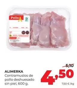 Alimerka - Contramuslos De Pollo Deshuesado Sin Piel