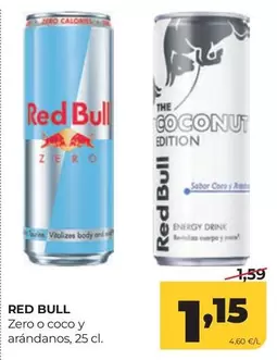 Red Bull - Zero O Coco Y Arándanos