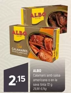 Albo - Calamars Amb Salsa Americana O En La Seva Tinta