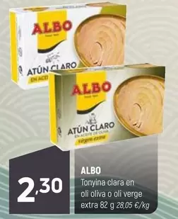 Albo - Tonyina Clara En Oli Oliva O Oli Verge Extra