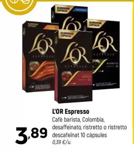 l'or - Espresso