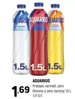 Aquarius - Préssec Vermell, Zero Llimona O Zero Taronja