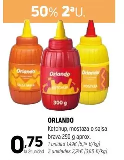 Orlando - Ketchup, Mostaza O Salsa Brava