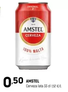 Amstel - Cerveza Lata