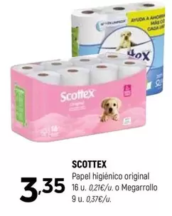 Scottex - Papel Higienico Original O Megarrollo