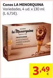 Truficono 3x130ml 255grs La Menorquina