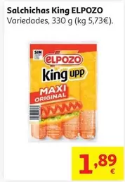 Salchicha King Original El Pozo 330g
