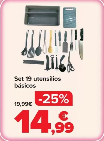 Set 19 Utensilios Básicos