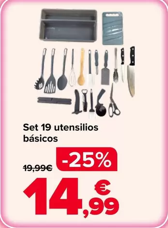 Set 19 Utensilios Básicos