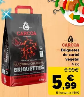 Carcoa - Briquetas De Carbón Vegetal