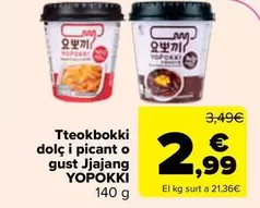 Yopokki - Topokkis Dulce Y Picante O Sabor Jjajang 