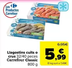 Carrefour Classic - Langostinos Cocidos O Crudos