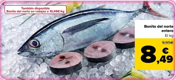Bonito Del Norte Entero