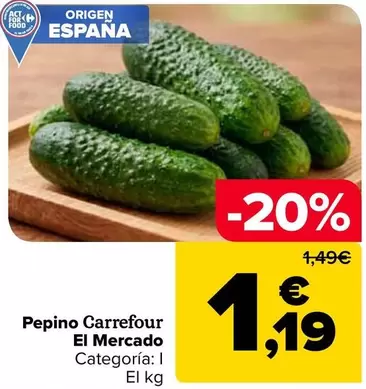 Carrefour El Mercado - Pepino