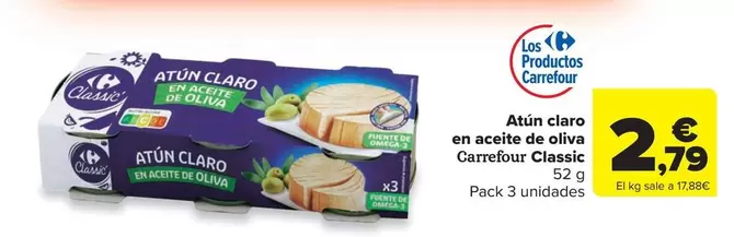 carrefour - Atún Claro En Aceite De Oliva