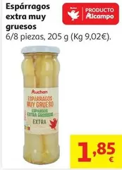 Auchan - Espárragos Extra Muy Gruesos