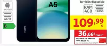 Smartphones Xiaomi Redmi A5 Midnight Black 4gb/128gb