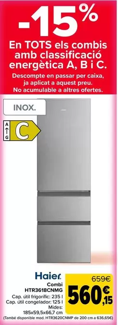 Haier - Combi HTR896bCNMG