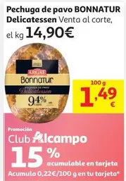 Pechuga Pavo Bonnatur Delicatessen