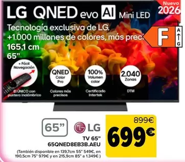 LG - TV 65" 65QNED8EB3B.AEU