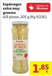 Auchan - Espárragos Extra Muy Gruesos