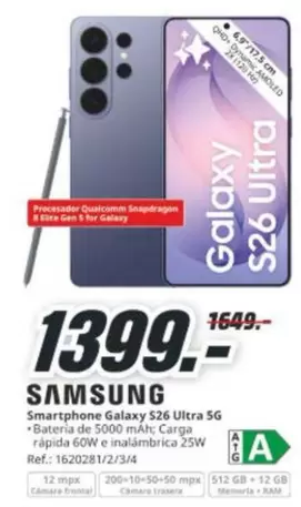 Samsung - Smartphone Galaxy S26 Ultra 5g