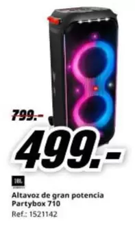 Beko - Altavoz De Gran Potencia Partybox 710