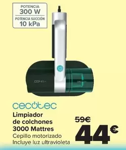 Cecotec - Limpiador De Colchones 3000 Mattres