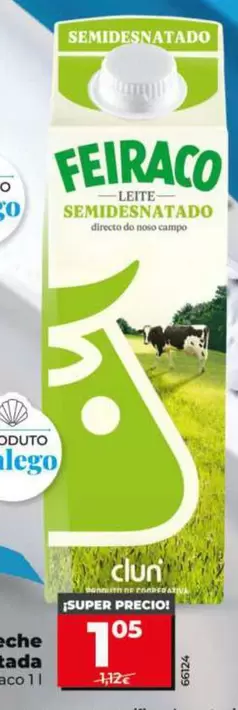 Feiraco - Leche Semidesnatada