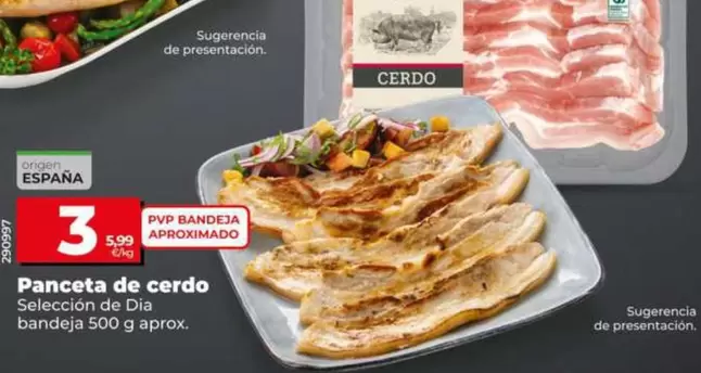 Seleccion De Dia - Panceta De Cerdo