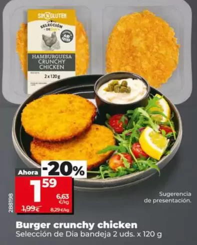 Seleccion De Dia - Burger Crunchy Chicken