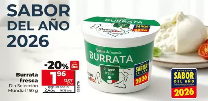 Dia Seleccion Mundial - Burrata Fresca