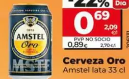 Amstel - Cerveza Oro