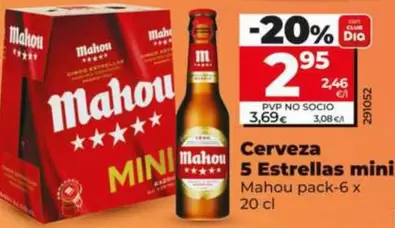 Mahou - Cerveza 5 Estrellas Mini