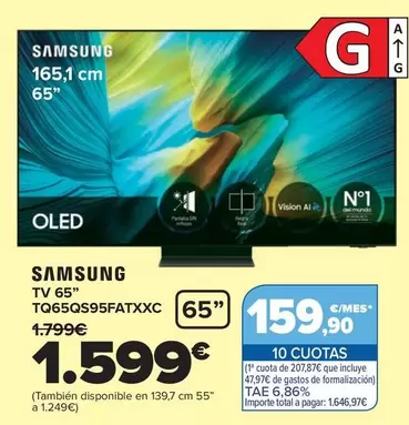 Samsung - TV 65" TQ65QS95FATXXC