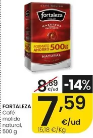 Fortaleza - Cafe Molido Natural