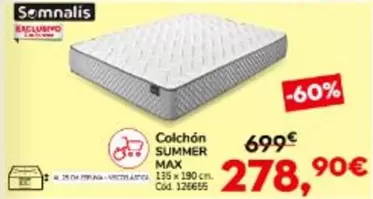 Colchón Summer Max
