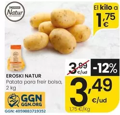 Eroski Natur - Patata Para Freir Bolsa