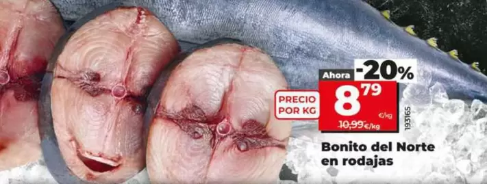 Bonito Del Norte En Rodajas